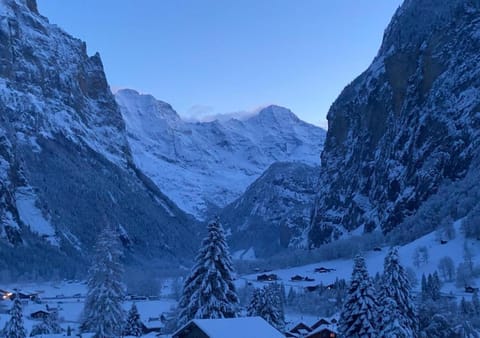Natural landscape, Winter, Mountain view
