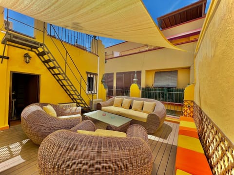 Patio, Balcony/Terrace, Living room, Seating area