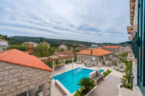 Natural landscape, Pool view, Swimming pool, sunbed
