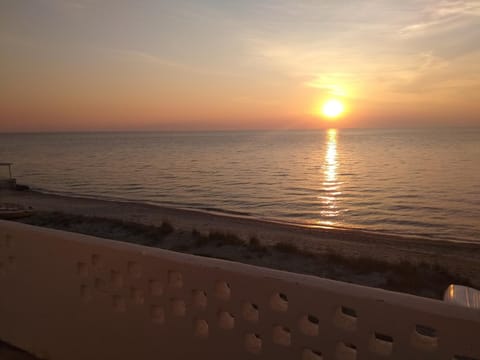 Beach, Sea view, Sunset