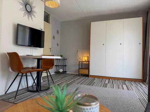 Bed, TV and multimedia, Dining area
