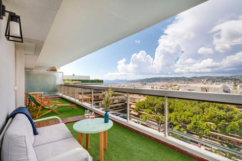 View (from property/room), Balcony/Terrace, Mountain view, Pool view, Sea view, Sunset