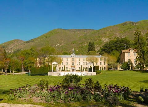 Property building, Natural landscape, Garden, Mountain view