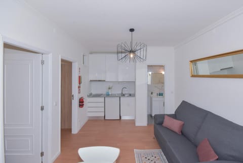 Kitchen or kitchenette, Living room