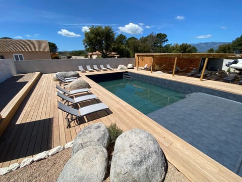 Day, Natural landscape, Pool view, Swimming pool, sunbed