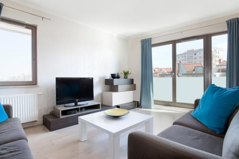 Living room, Seating area, City view