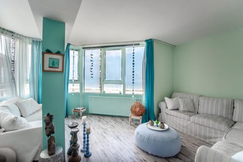Living room, Seating area, Bedroom, Sea view