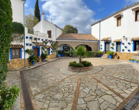 Property building, Patio, Day, Inner courtyard view