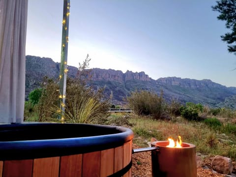 Natural landscape, Hot Tub, Mountain view