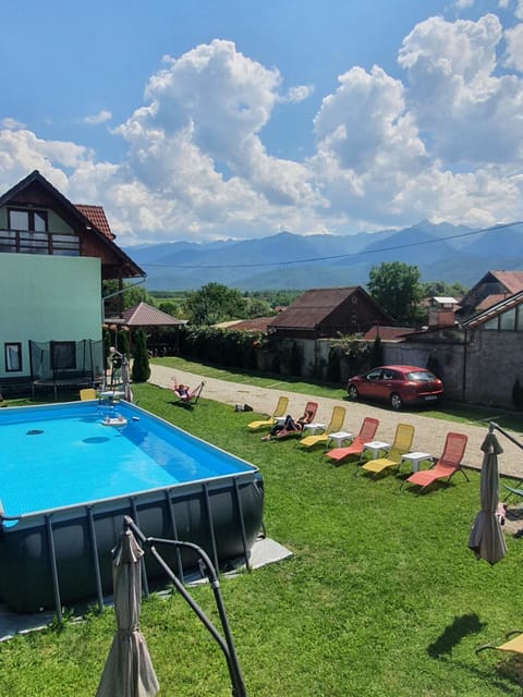 Natural landscape, Mountain view, Swimming pool