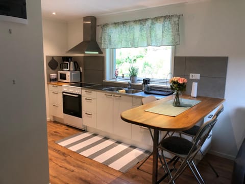 Coffee/tea facilities, Kitchen or kitchenette, Dining area, minibar, pet friendly, stove