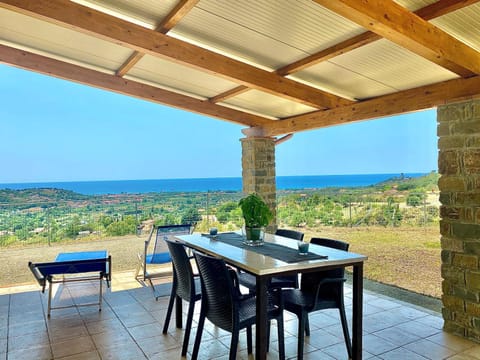 Patio, Natural landscape, City view, Sea view