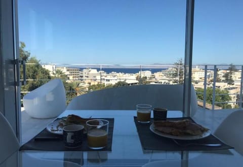 Balcony/Terrace, Dining area, City view, Sea view