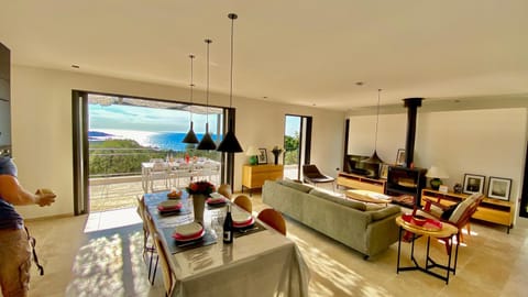 Natural landscape, View (from property/room), Balcony/Terrace, Living room, Dining area