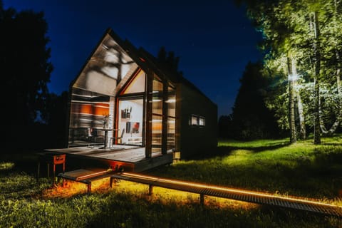 Property building, Night, Natural landscape