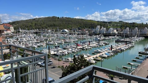 VILLA CATHY DUPLEX PLEIN SUD VUE PORT avec PISCINE INTERIEURE CHAUFFÉE Apartment in Cabourg