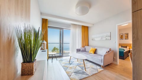 Living room, Seating area, Sea view