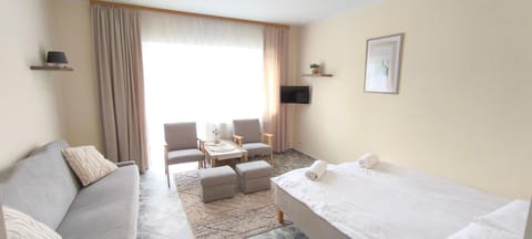 Bed, TV and multimedia, Photo of the whole room, Seating area, Bedroom