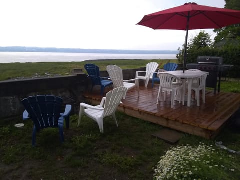 Patio, River view