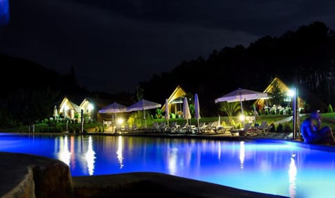 Property building, Facade/entrance, Garden, Swimming pool