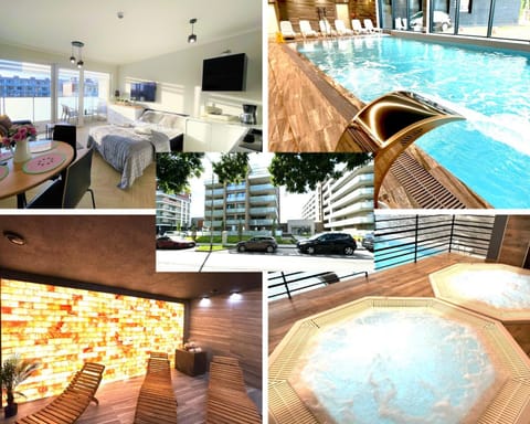 Property building, Sauna, Swimming pool