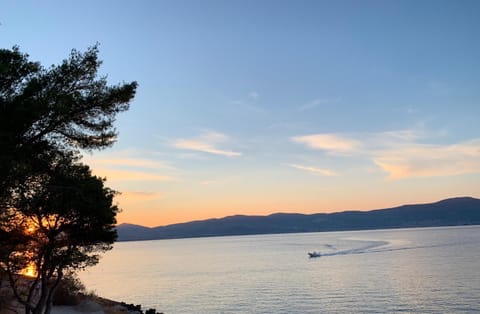 Natural landscape, Beach, Sea view, Sunset