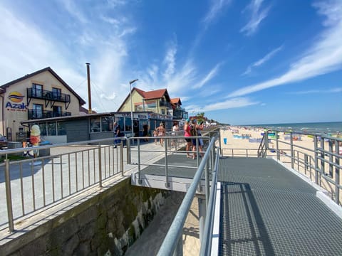 Property building, Day, Natural landscape, View (from property/room), Balcony/Terrace, Beach, Sea view
