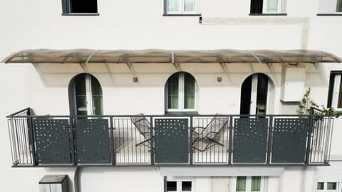 Property building, Day, Bird's eye view, View (from property/room), Balcony/Terrace, Balcony/Terrace, sunbed