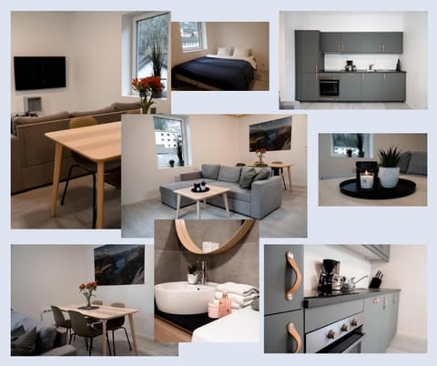 TV and multimedia, Kitchen or kitchenette, Living room, Seating area, Dining area
