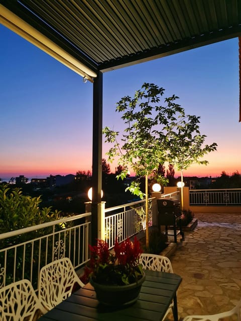 Natural landscape, View (from property/room), Balcony/Terrace, Sunset