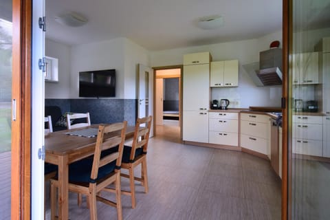 Kitchen or kitchenette, Living room, Dining area