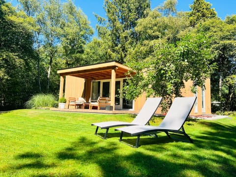 Property building, Day, Garden, Garden view, sunbed