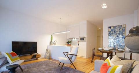 Kitchen or kitchenette, Living room