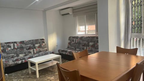 Dining area, air conditioner