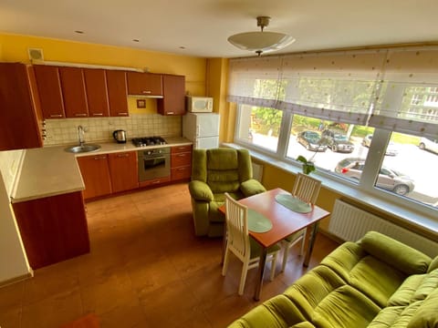 Kitchen or kitchenette, Living room, Seating area, Dining area, dishwasher, minibar, pet friendly, stove