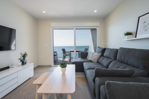 Living room, Seating area, Sea view