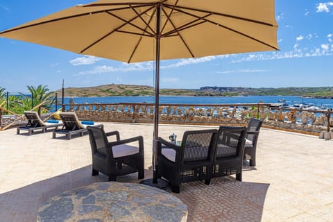 Natural landscape, Seating area, Sea view