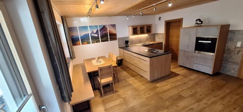 Kitchen or kitchenette, dishwasher, stove