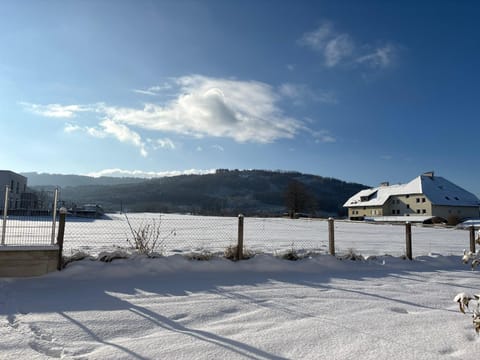 Natural landscape, Winter, Mountain view