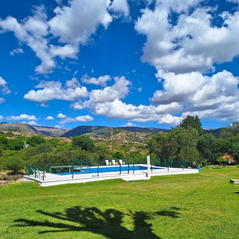 Natural landscape, Mountain view, Pool view, Swimming pool
