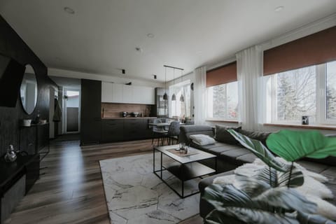 TV and multimedia, Kitchen or kitchenette, Living room, Seating area, Dining area