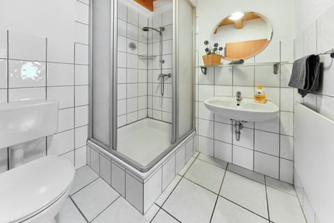 Shower, Toilet, Bathroom, Photo of the whole room, Decorative detail