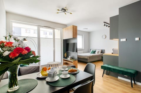 Living room, Dining area, Bedroom