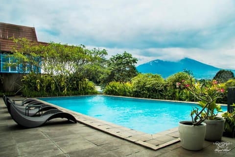 Mountain view, Pool view
