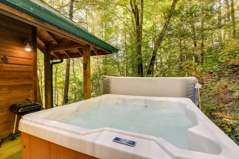 Hot Tub and Furnished Porch Balsam Grove Cabin Cabin in Gloucester