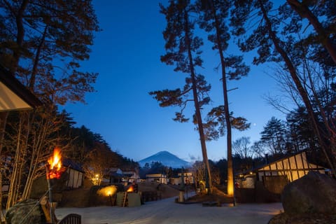 Property building, Night, Natural landscape