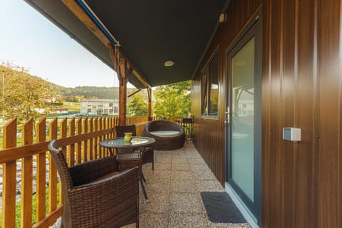 Property building, Patio, Balcony/Terrace, River view