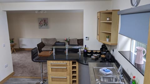 Kitchen or kitchenette, Living room