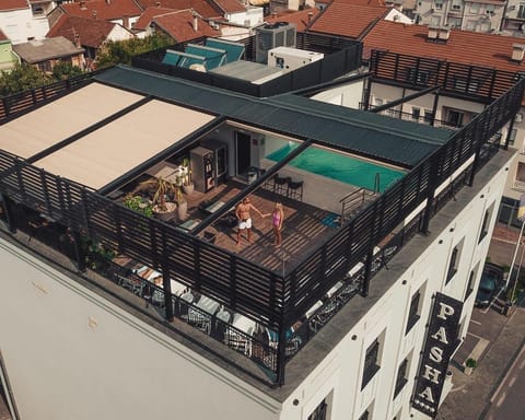 Day, Bird's eye view, Pool view, sunbed