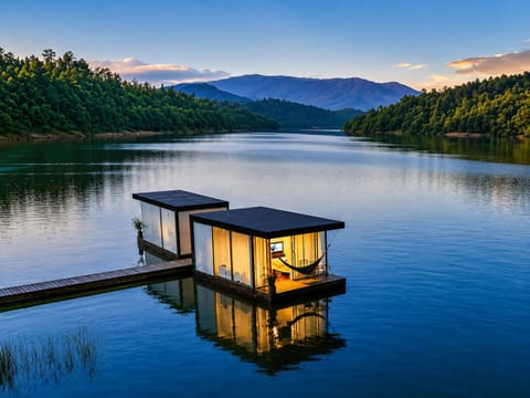 Property building, Lake view, Mountain view